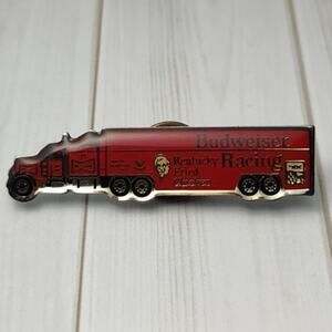 NASCAR Budweiser Racing Kentucky Fried Chicken Semi Truck Hauler Lapel Hat Pin